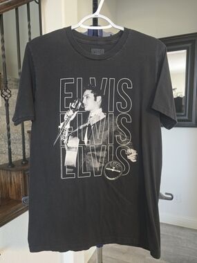 American Classics Black Elvis Graphic Tee